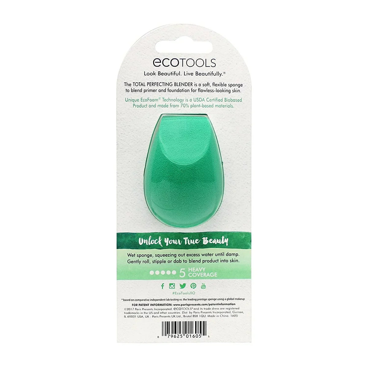 Ecotools Perfecting Blender, Makeup Beauty Sponge Pack of 6