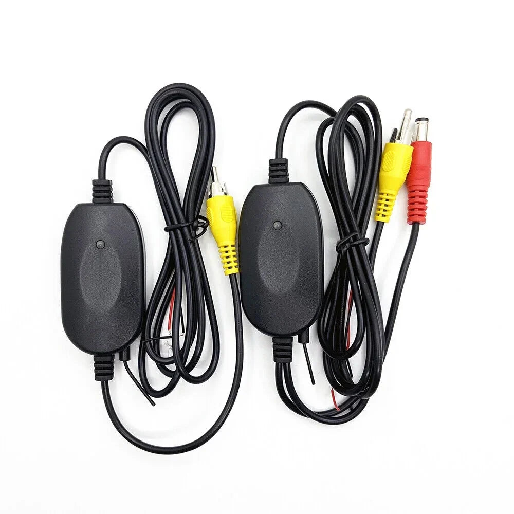 Wireless Car Backup Camera Rear View System HD Night Vision + 5" Mirror Monitor