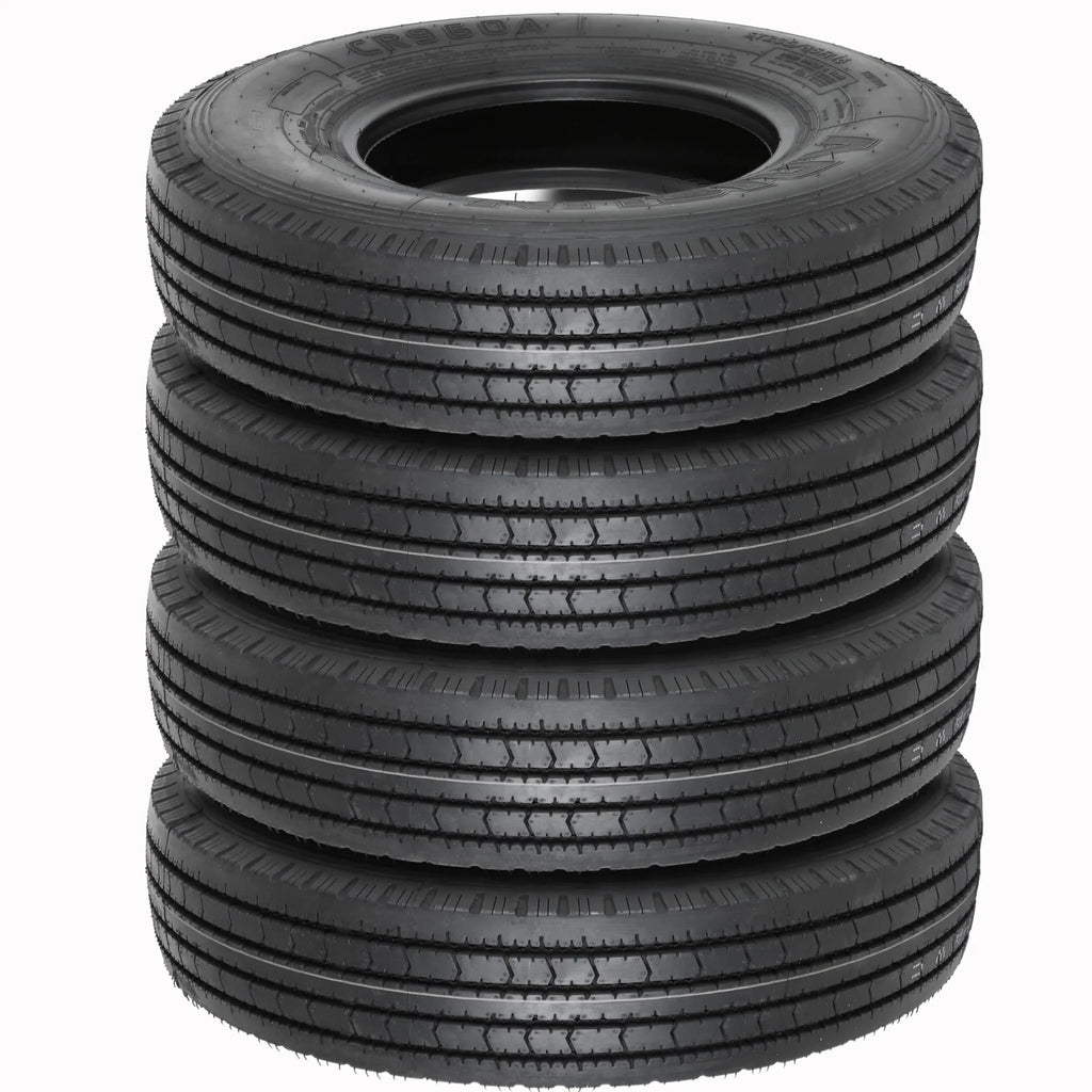 Durun All Steel ST235/85R16 14PR Radial Trailer Tire, 235 85 R16 Heavy Duty Premium Trailer Tires, 14-Ply Load Range G LRG 132/127L, Set of 4