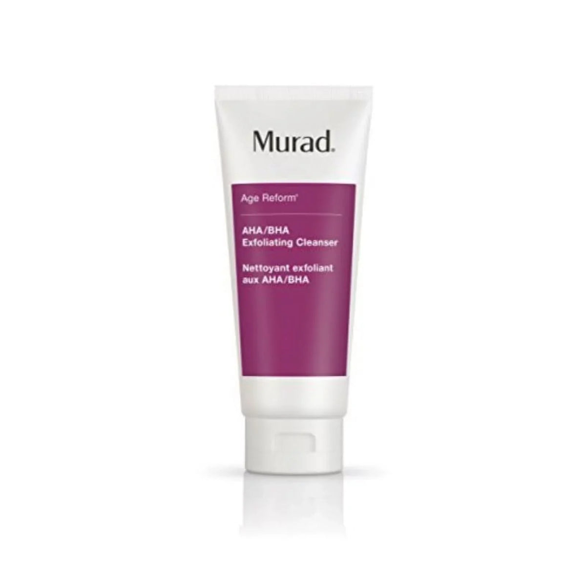 Murad Age Reform AHA/BHA Exfoliating Cleanser - (6.75 fl oz), An Intensive Face Cleanser with a Trio of Exfoliating Acids and Jojoba Skin-Polishing Beads to Reveal a Younger-Looking Complexion