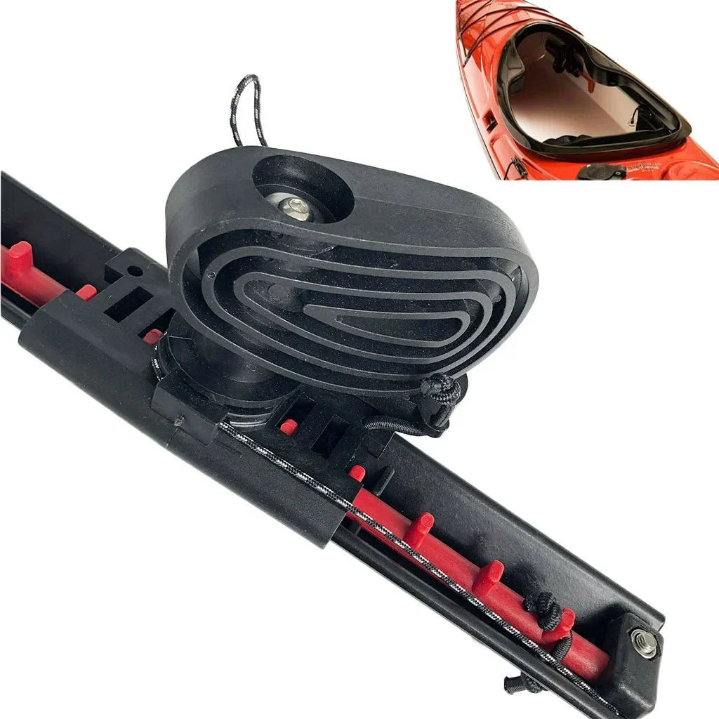 Adjustable Kayak Foot Braces Pedals & Tail Rudder Direction Steering, Kayak Rudder Kit for Kayaking, Canoe, Fishing Boat