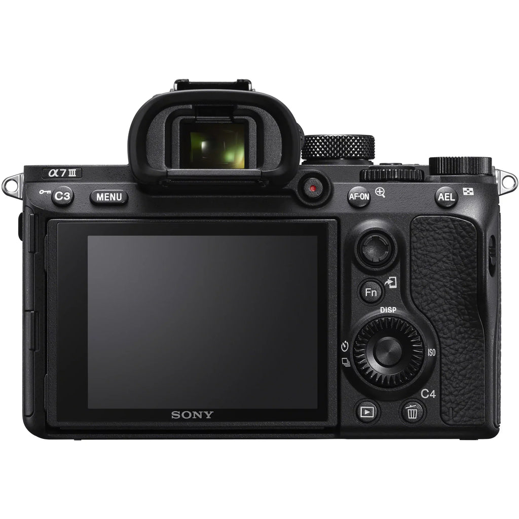 Sony a7 III Full Frame Mirrorless Interchangeable Lens 4K HDR Camera ILCE-7M3 Body with Sigma 50mm F1.4 ART DG HSM E-mount Lens and Deco Gear Backpack Kit Microphone Editing Bundle