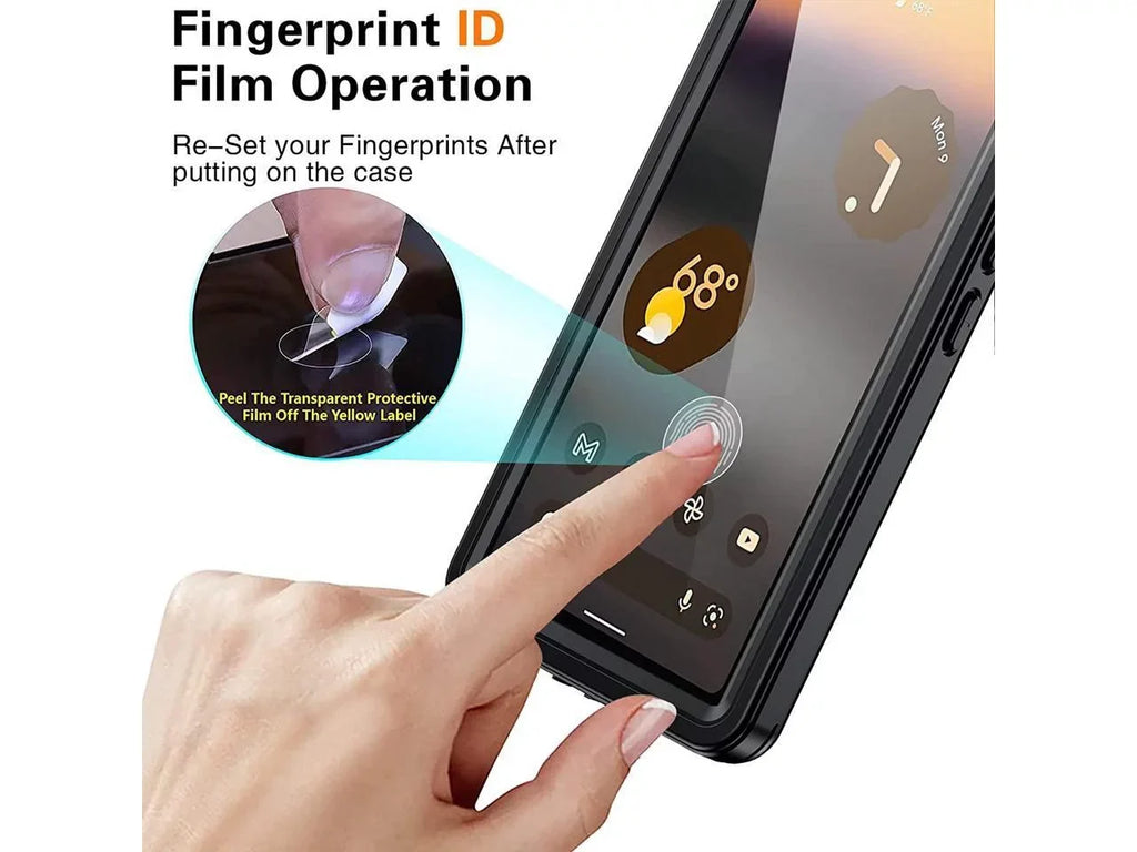 Google Pixel 6A Waterproof Case, IP68 Waterproof Shockproof Protective Case with Screen Protector Underwater Clear Back Cover for Google Pixel 6A 5G