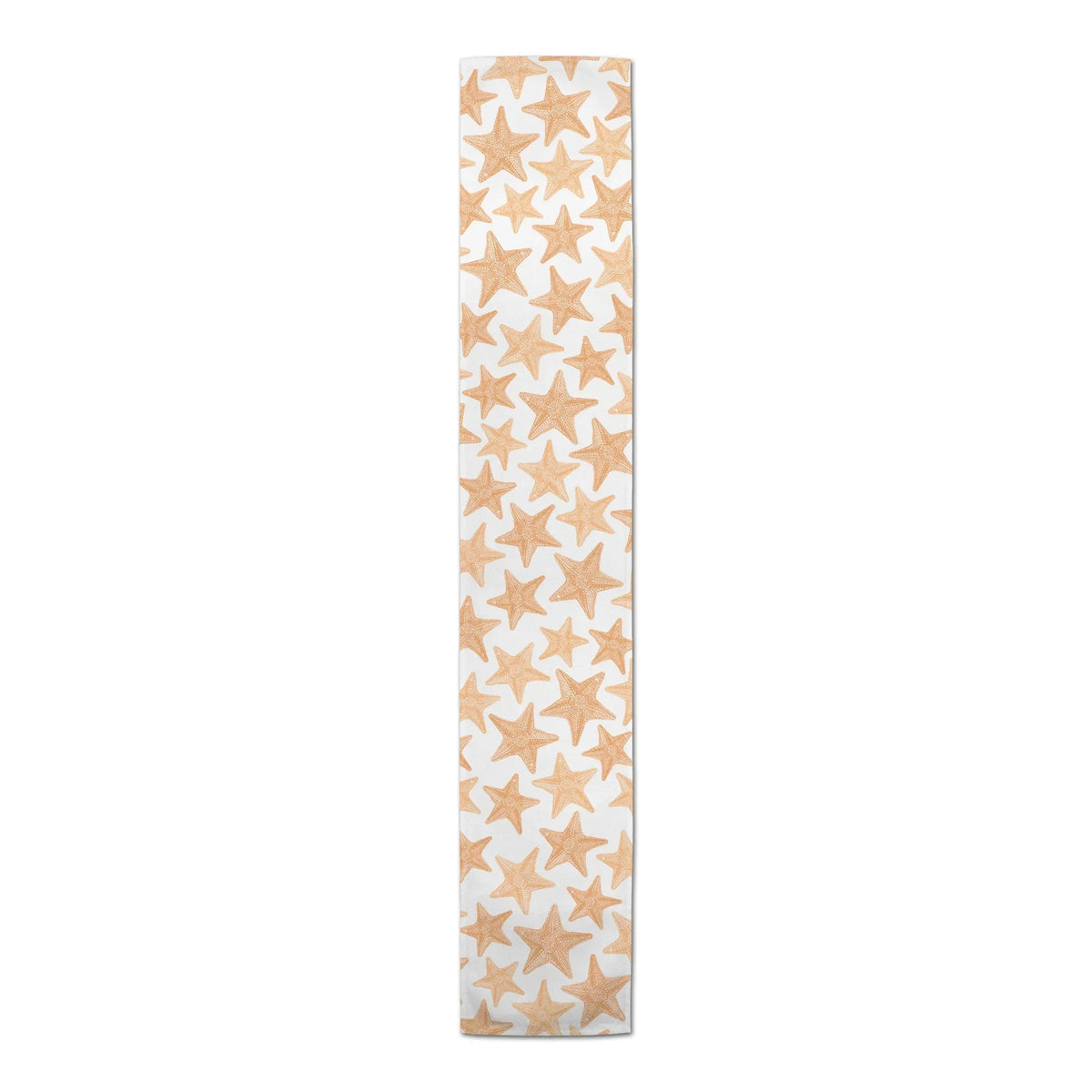 Creative Products Orange Sketched Starfish 16x90 Poly Twill Table Runner