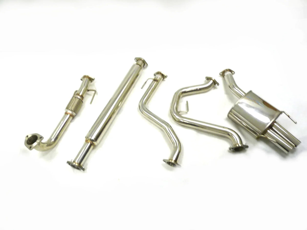 Stainless Catback Exhaust Fitment For 05 to 11 Saab 9-3 2.0L By OBX-RS