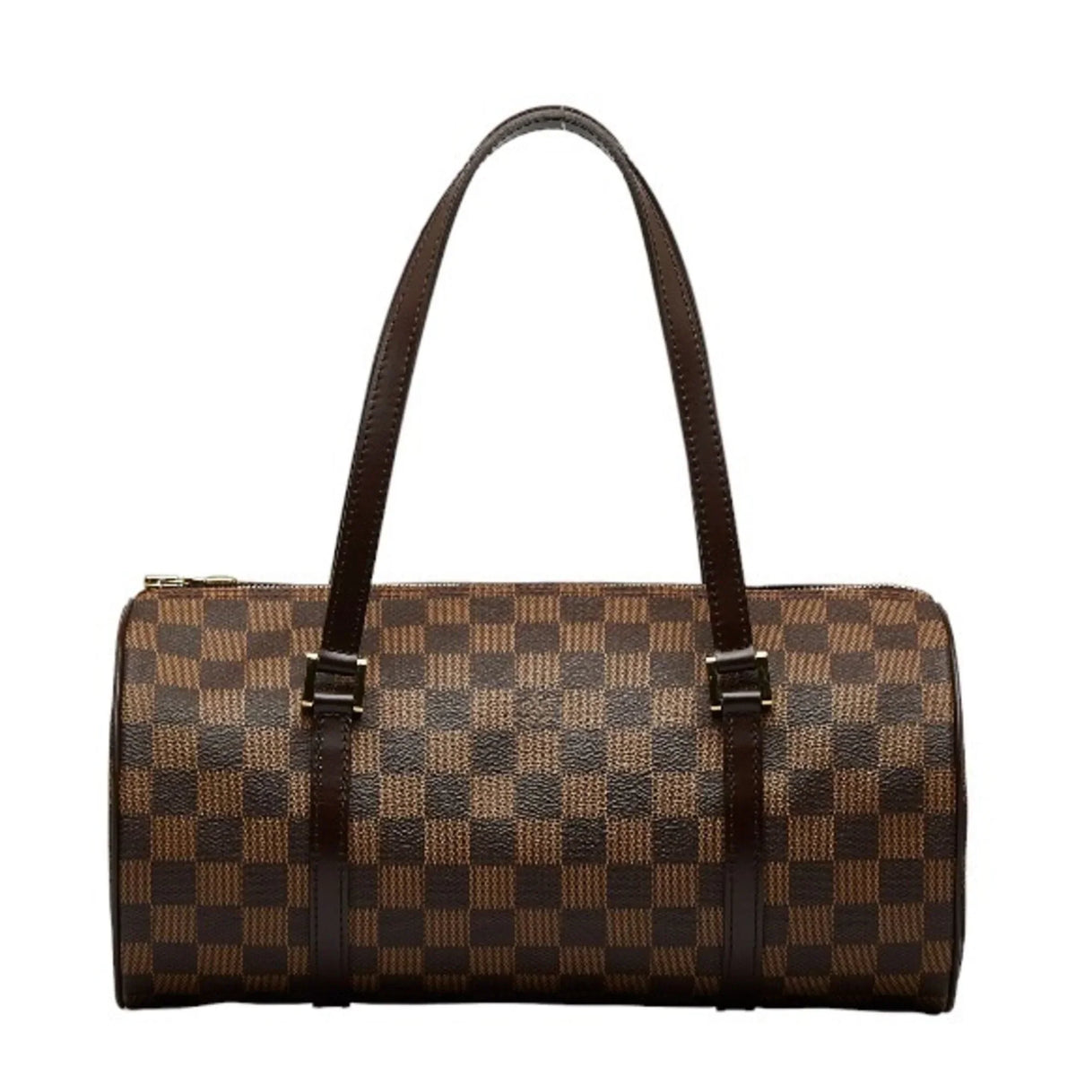 Pre-Owned Louis Vuitton Damier Ebene Papillon Handbag N51303 Brown PVC Leather Women's LOUIS VUITTON (Good)