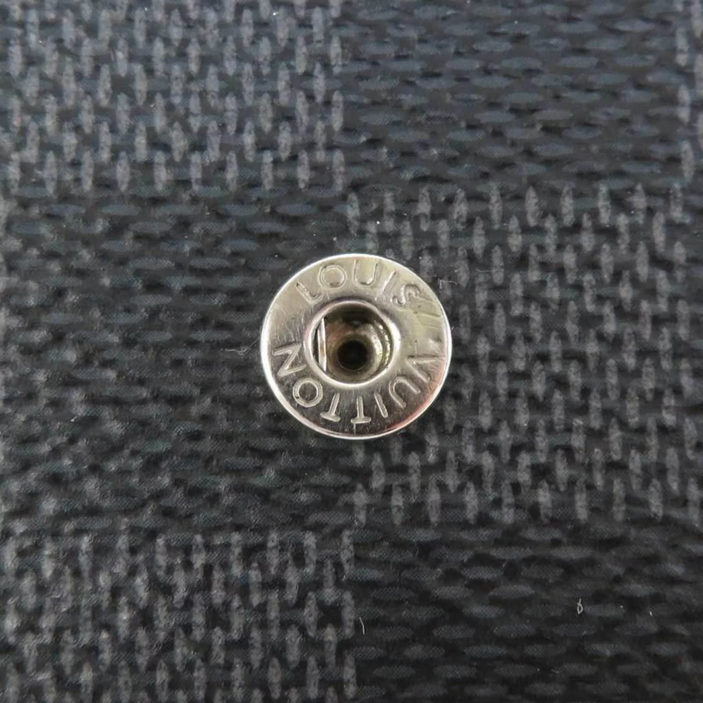 Pre-Owned Louis Vuitton LOUIS VUITTON Key Case Damier Graphite Multicle 6 Canvas Black Men's M62662 (Good)