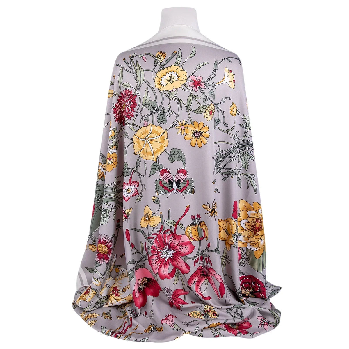 STP GOODS Evening Shawl and Wrap for Women Botany Beige Silk Shawl 51x51'' (130 * 130 cm) Travel Scarf Tops Fashion Shawl for Wedding