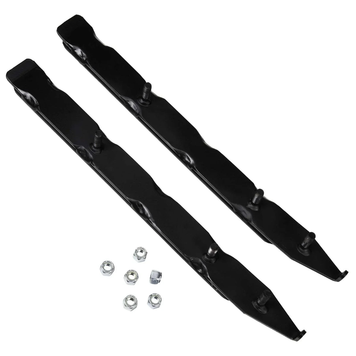 Bottom Line, F6-464, 6" Dual Runner Carbides for many 2007-2009 Polaris Models with Blow Molded Skis