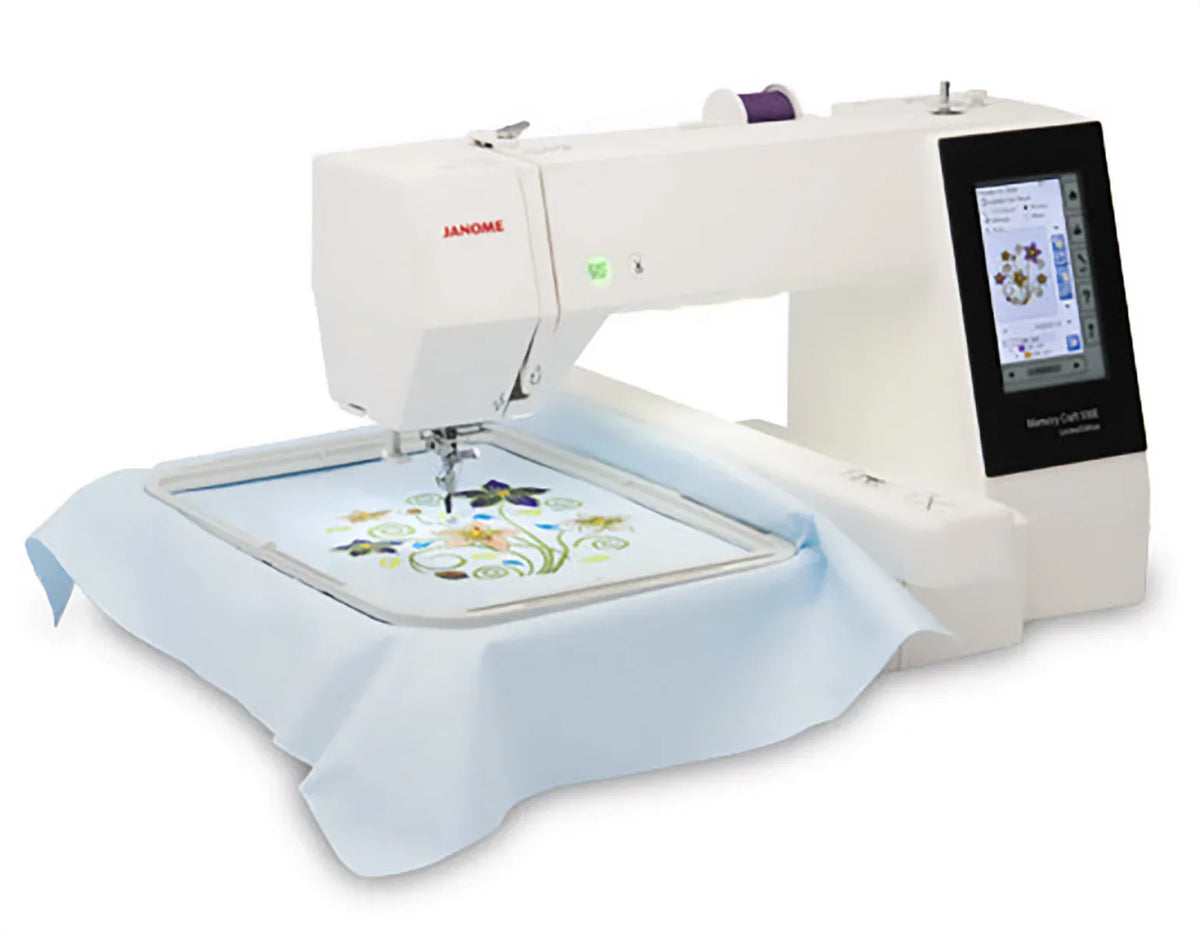 Janome Memory Craft 500E Limited Edition Computerized Embroidery Machine