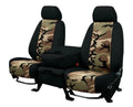CalTrend Front Buckets Camo Seat Covers for 1994-1997 Toyota Land Cruiser - TY166-92KS Retro Insert with Black Trim