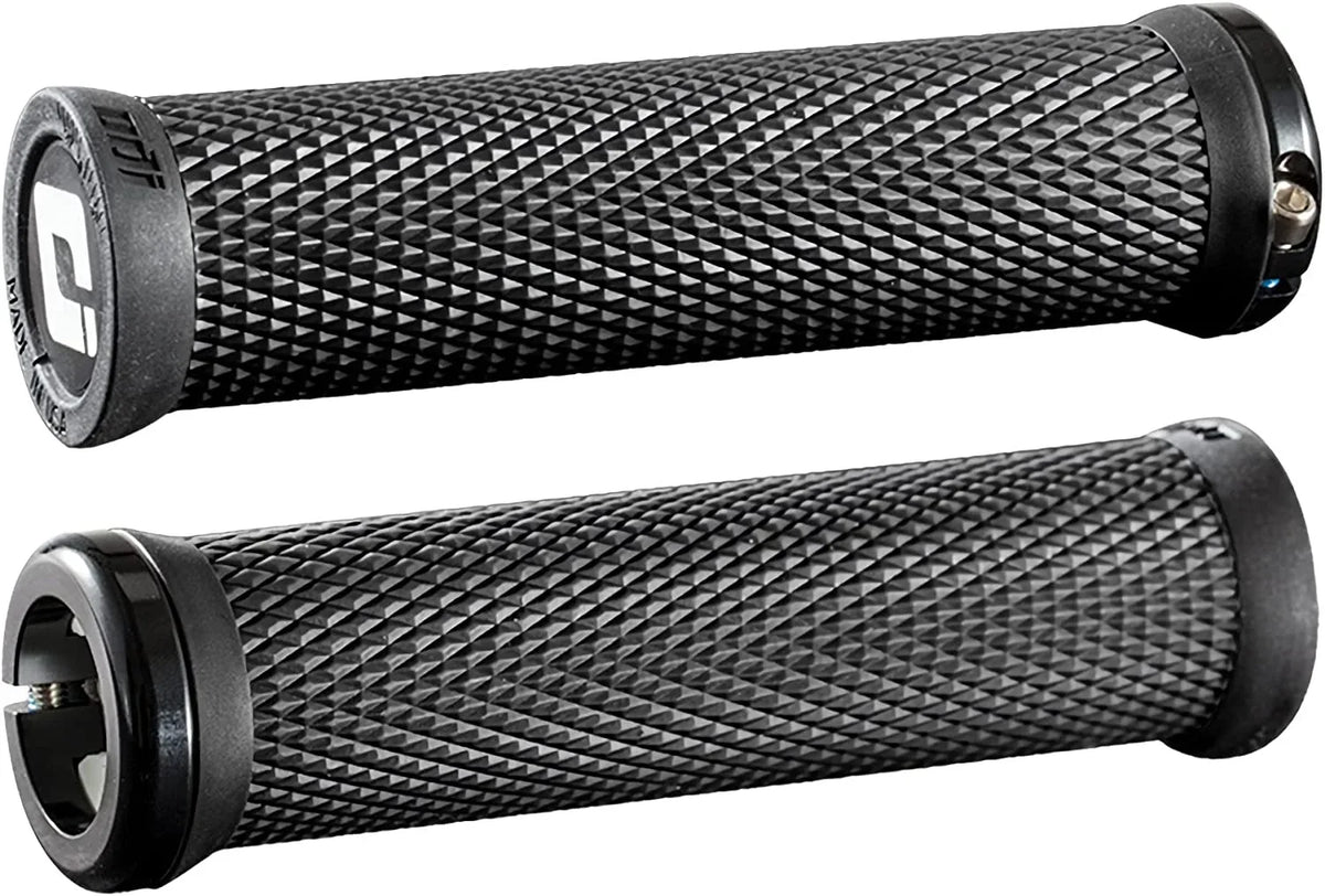 ODI Elite Motion Grips - Black, Lock-On 130mm Length Flangeless Bike Bicycle