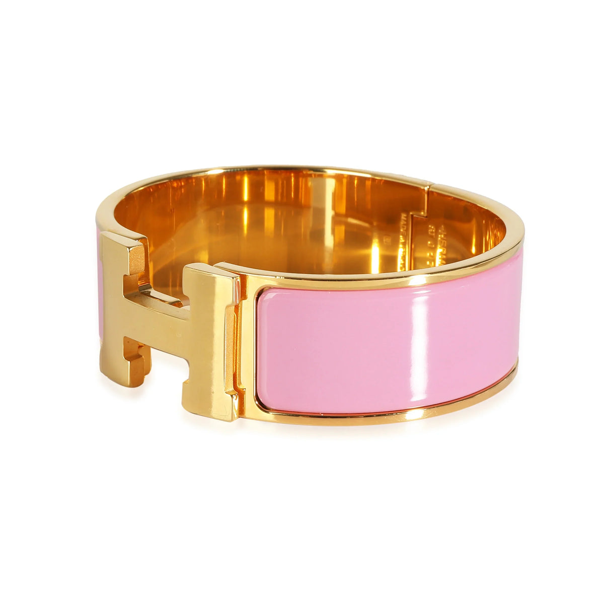 Hermès Clic Clac Bracelet in  Gold Plated Pre-Owned