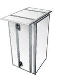 Marathon  Universal Stand with Integrated Table Top & Shelf Combo - White