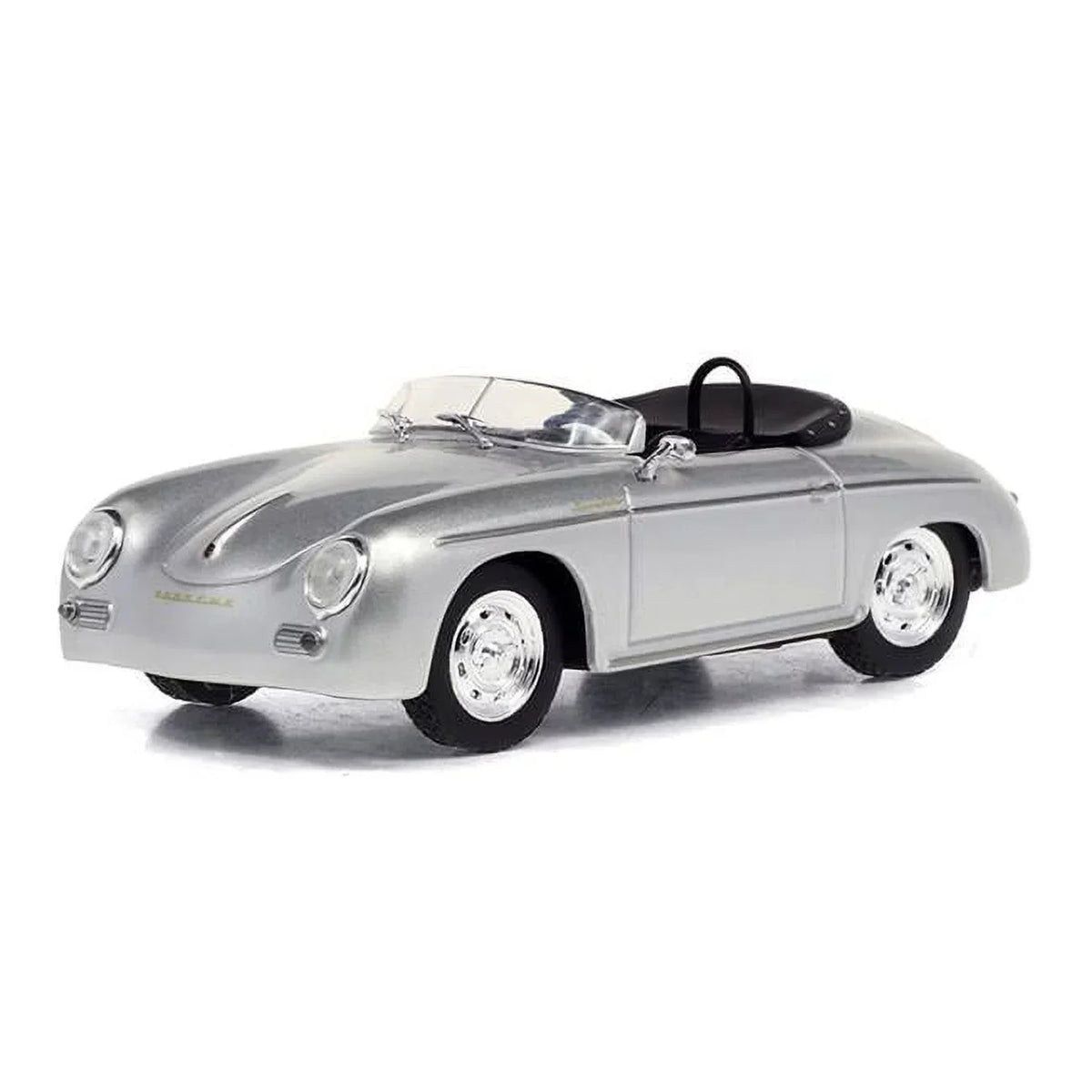 Greenlight GRE86597 1958 Porsche 356 Speedster Super Model Car in Silver Metallic