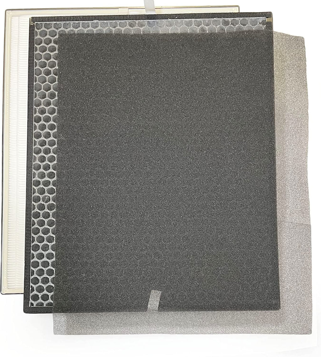 HEPA Filter Carbon Replacement Set For Air Dr. Air Purifier AD3000 AD3000M Includes (1) HEPA (2) Carbon VOC Filters (4) Pre Filters