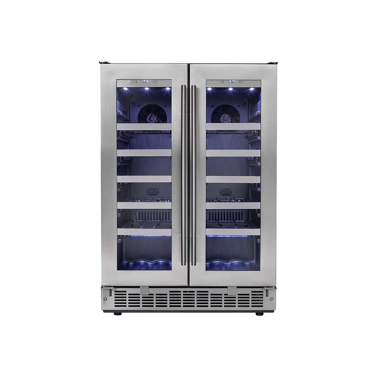 Danby DWC047D1BSSPR Napa 24\" French Door Dual-Zone Wine Cooler