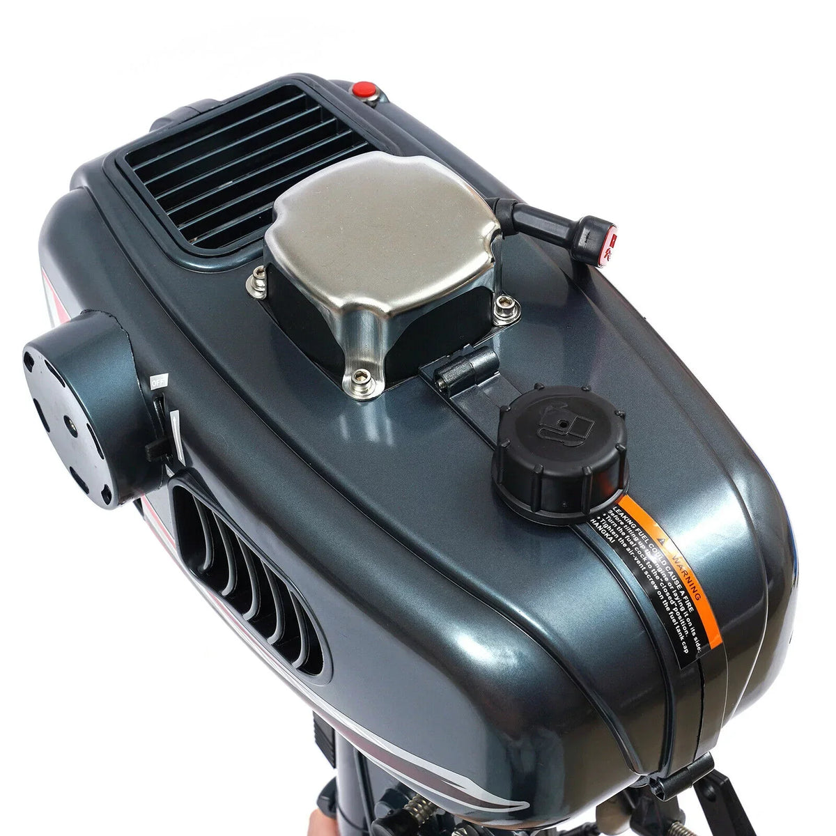 2-Stroke 3.5HP Outboard Motor Fishing Boat Petrol Engine CDI System 10 Km / H