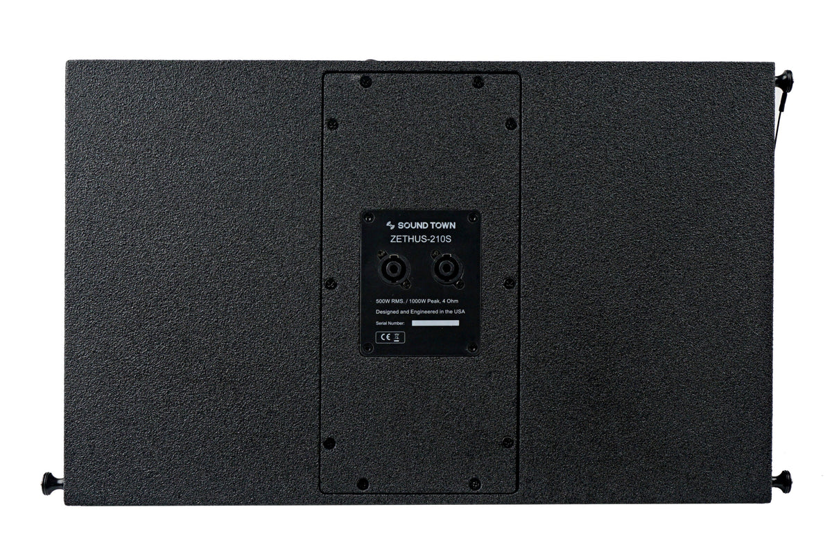 Sound Town ZETHUS Series 2X12" 1200W Line Array Subwoofer (ZETHUS-210S)