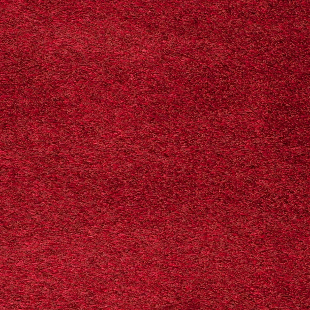 SAFAVIEH Charlotte Solid Plush Shag Area Rug, Red, 8' x 10'