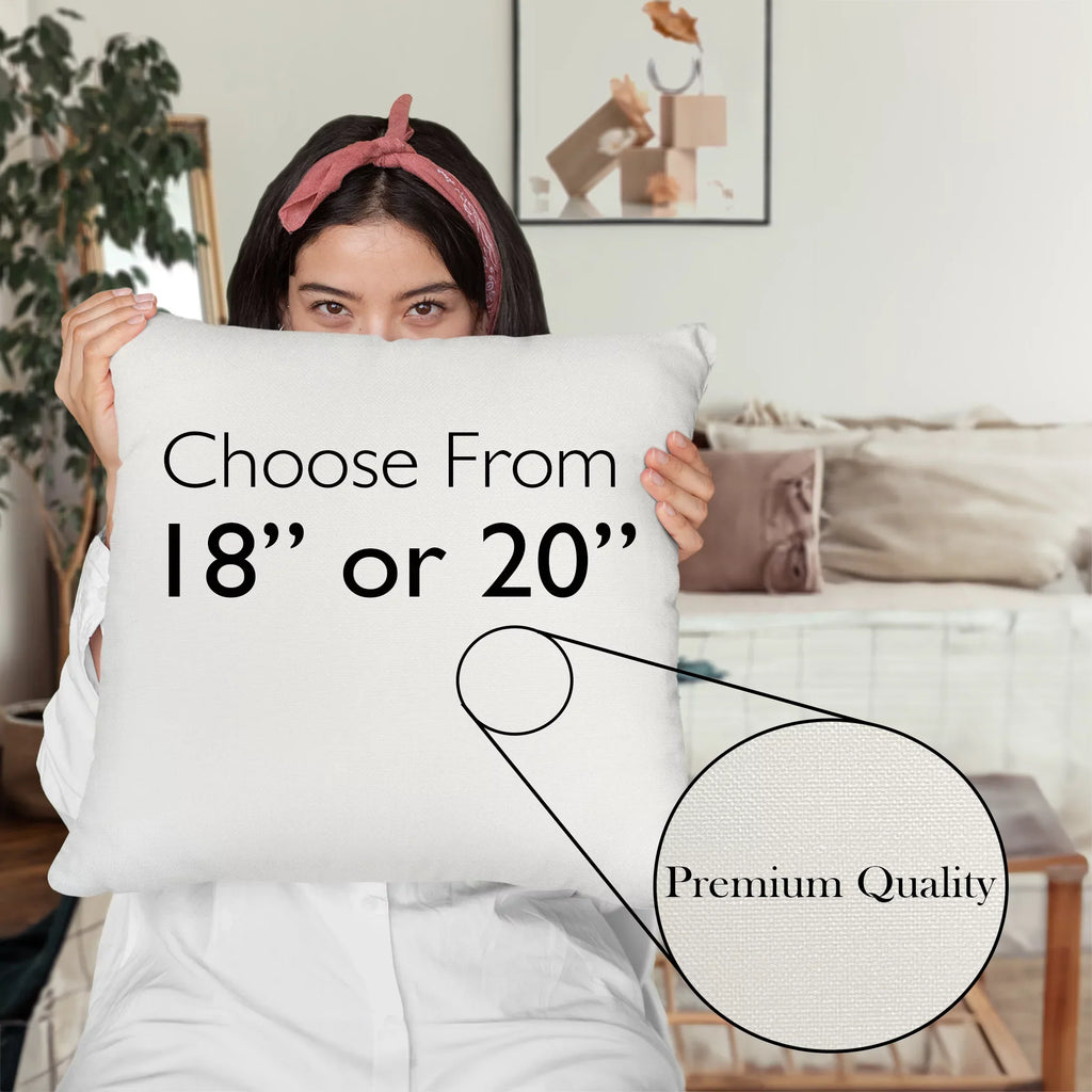 Talk Lipstick to Me, Beauty Pun Quote - Beauty Themed Merch for Makeup Artist or Cosmetologist, Gift for Makeup Lovers, Pillow Cover, White 18X18 IN