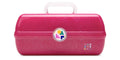 Caboodles On-The-Go Girl Makeup Box, Deep Pink Sparkle