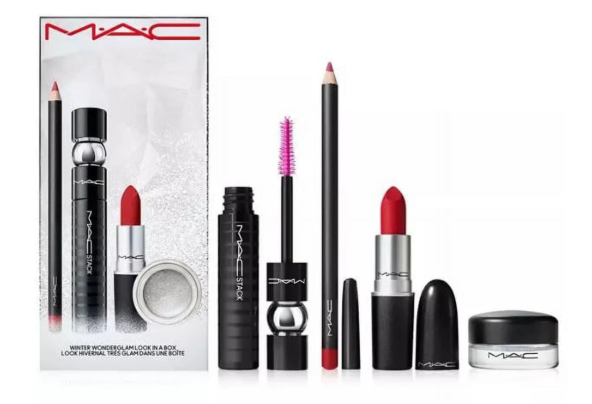 M.A.C Winter Wonderglam Look In A Box Full Size Kit