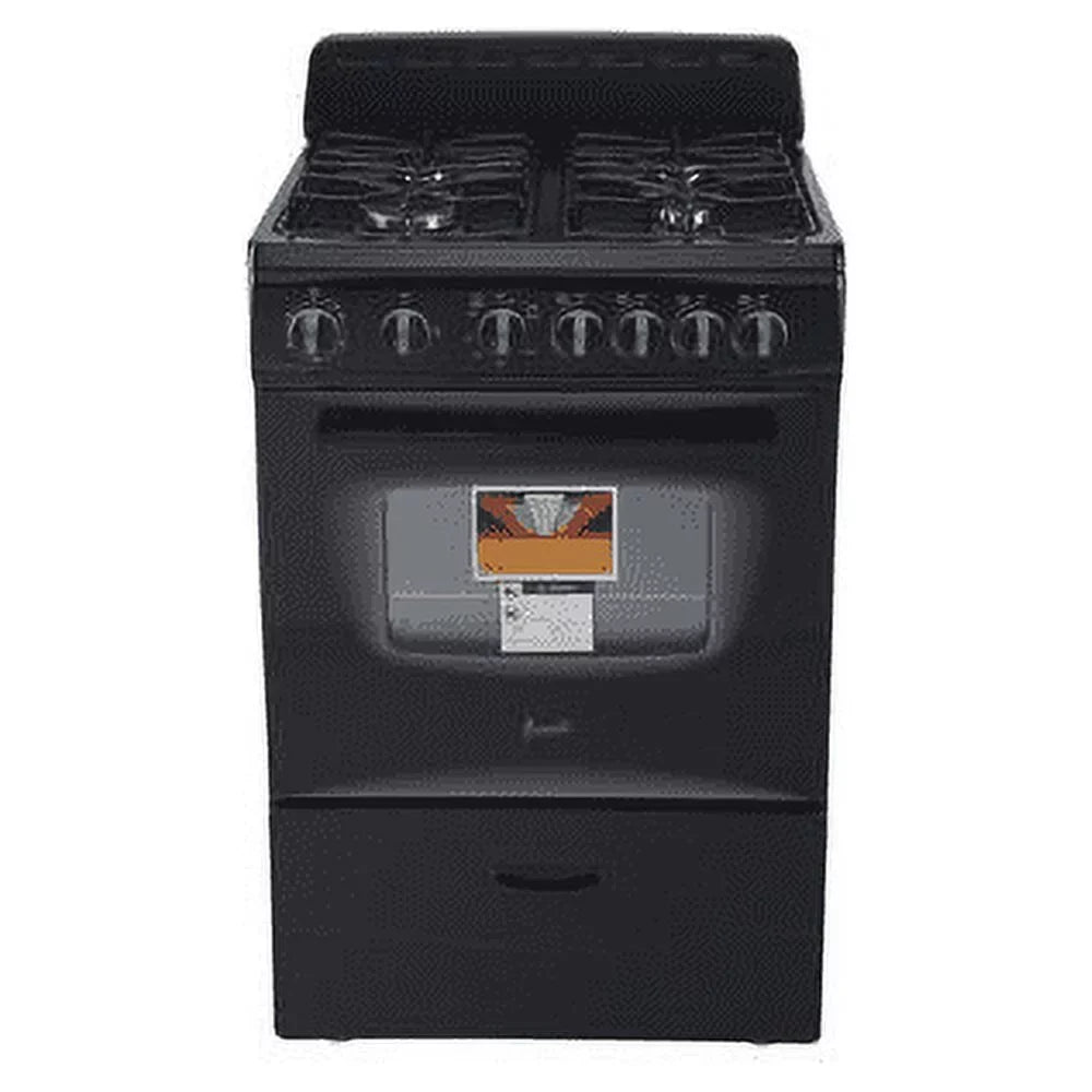 Avanti 24" Compact Gas Range Oven, in Black (GR2415CB)
