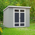 Handy Home Products Highland 8 ft x 6ft Storage Shed with Palram Roof