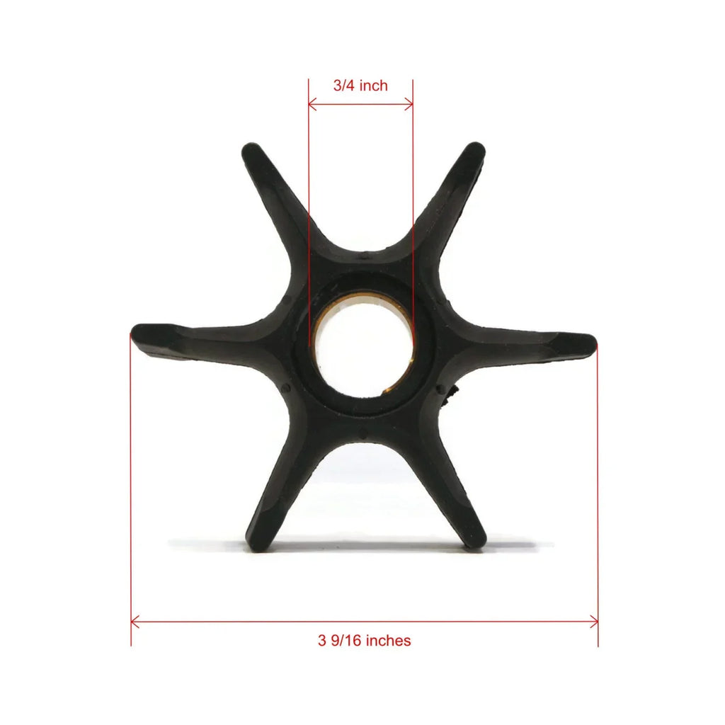 The ROP Shop | Water Pump Impeller, Housing Repair Kit For 1991 Evinrude 65 HP E65WMLEIB Engine