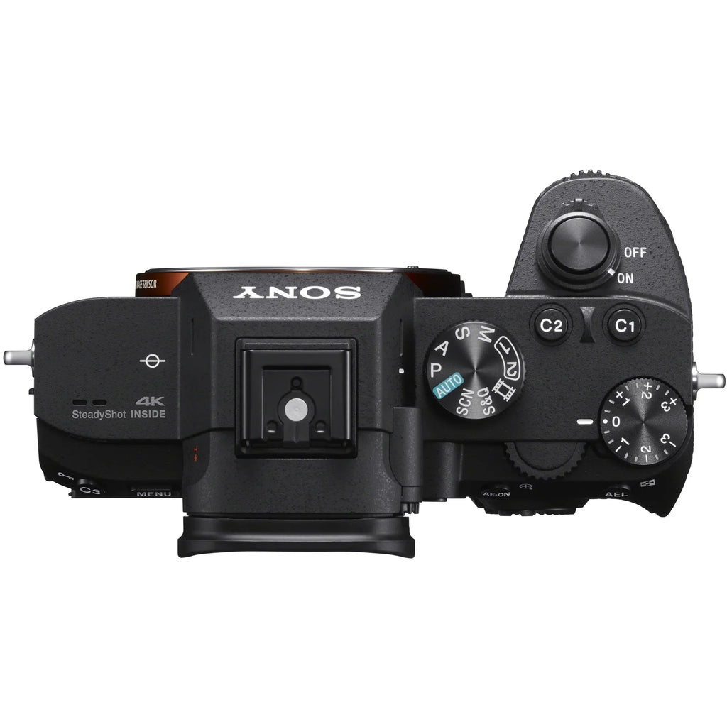 Sony a7 III Full Frame Mirrorless Interchangeable Lens 4K HDR Camera ILCE-7M3 Body with Sigma 50mm F1.4 ART DG HSM E-mount Lens and Deco Gear Backpack Kit Microphone Editing Bundle