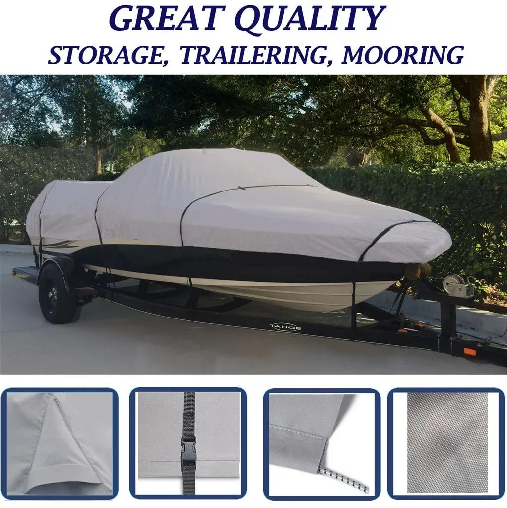 BOAT COVER Compatible for ALUMACRAFT INVADER 185 2002-2005 STORAGE, TRAVEL, LIFT
