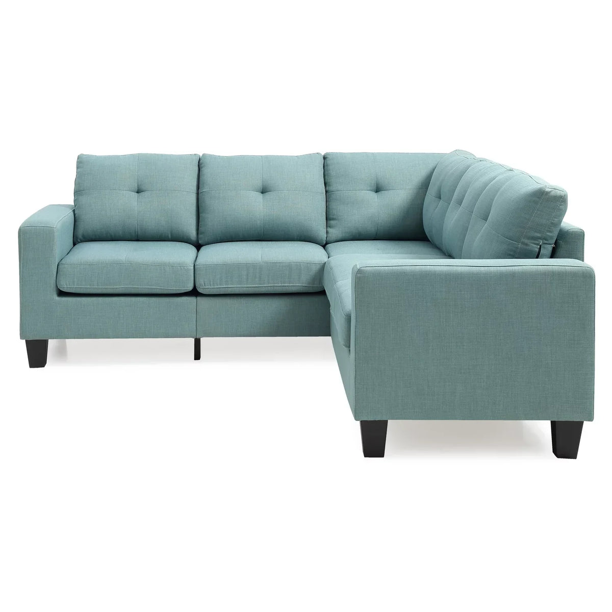 Homestock Retro Renaissance G500B-SC Sectional , TEAL