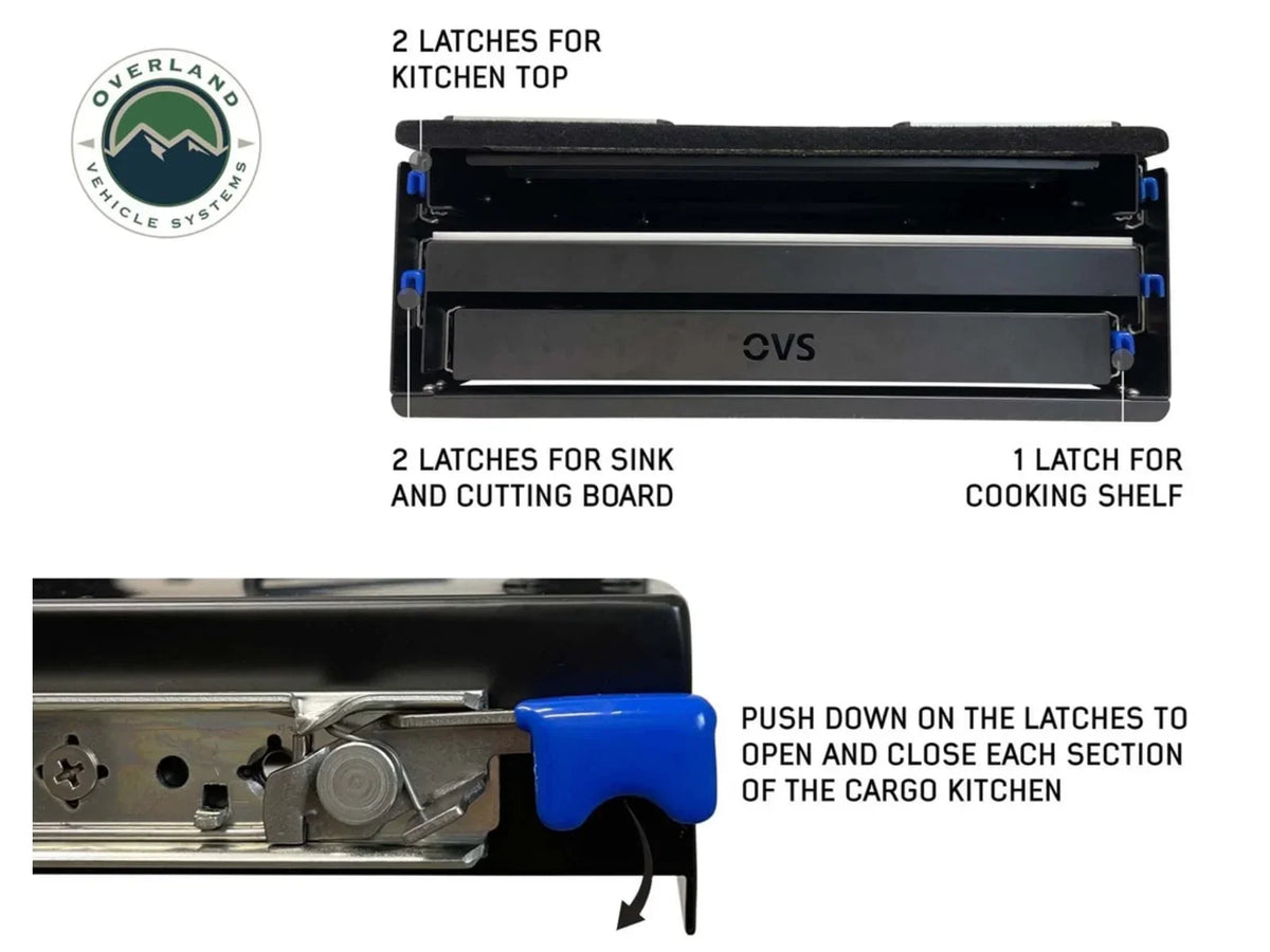 Overland Vehicle Systems 21010401 Cargo Box with Slide Out Drawer