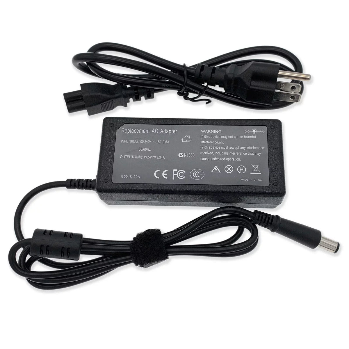 65W AC Adapter Charger for Dell Latitude 7490 7390 5490 5590 7280 Power Cord