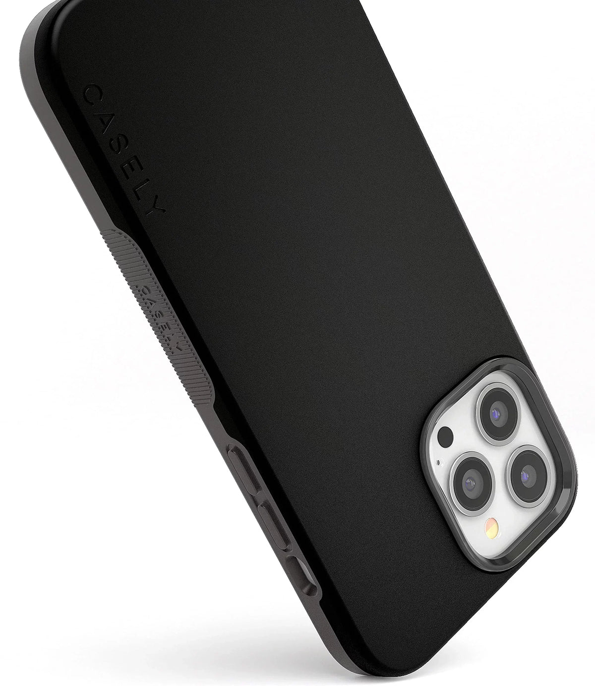 Casely iPhone 13 Pro Max Phone Case | Compatible with MagSafe | Black on Black | Compatible Only with iPhone 13 Pro Max