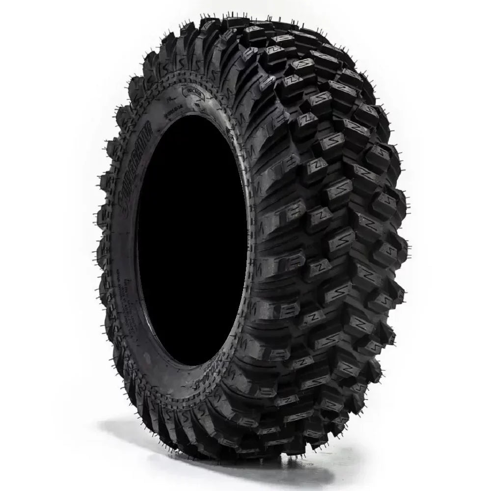 Fuel Maverick 15" Wheels Black 30" Warrior XT Sticky Tires Kawasaki Teryx Mule