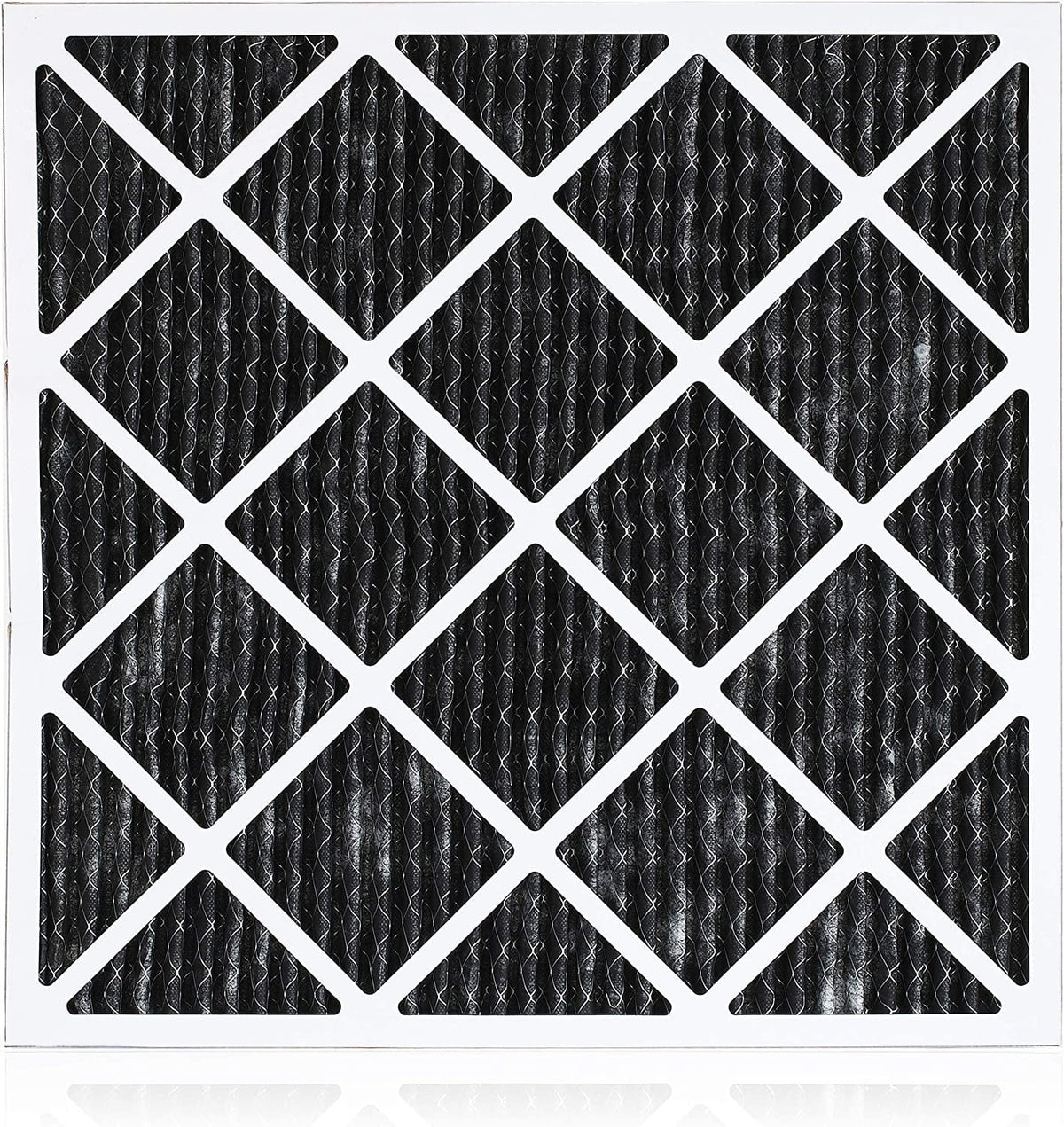Filterbuy 20x23x1 MERV 8 Odor Eliminator Pleated HVAC AC Furnace Air Filters with Activated Carbon (6-Pack)