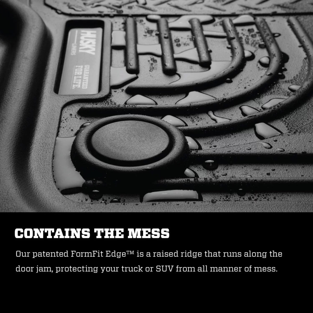 Husky by RealTruck Weatherbeater Front Seat & 2nd Row Floor Mats for Subaru Forester, Specific, HL-95891