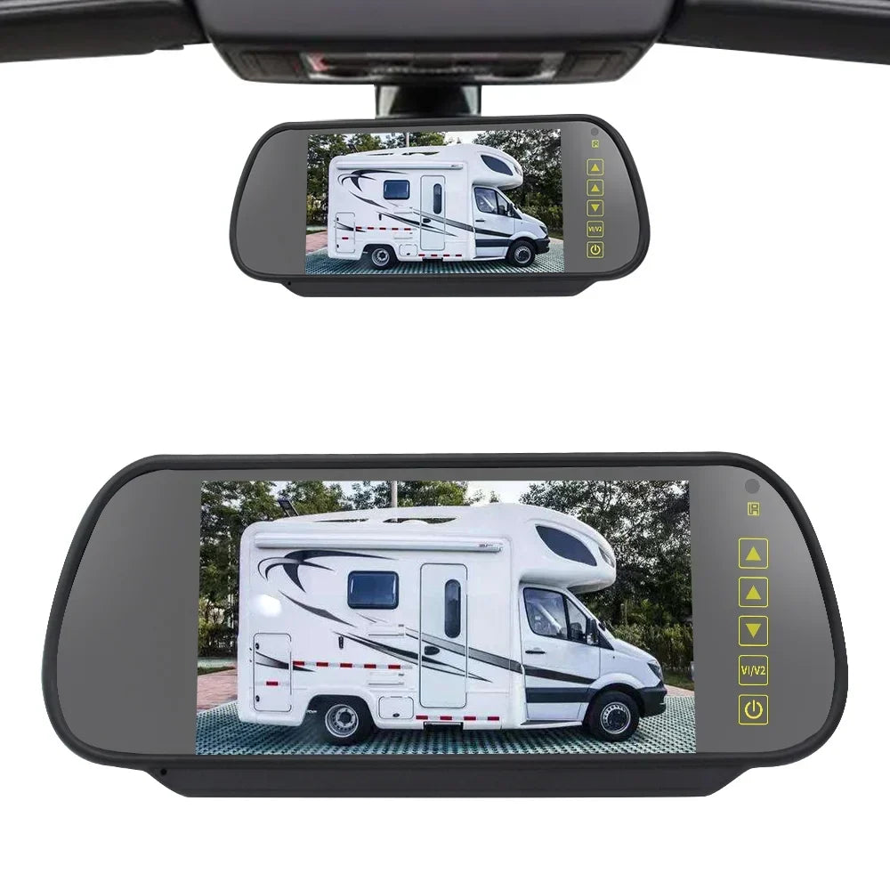 Dazzduo Brake Light Backup Camera, 7 in for Parking XIXIAN Camera N Backup Vans Crafter Light Sprinter Fesjoy 7 Sazoley with Monitor Brake 7 Mercedes-Benz LED 7 Compatible , 7  Dabey Mercedes- ERYUE