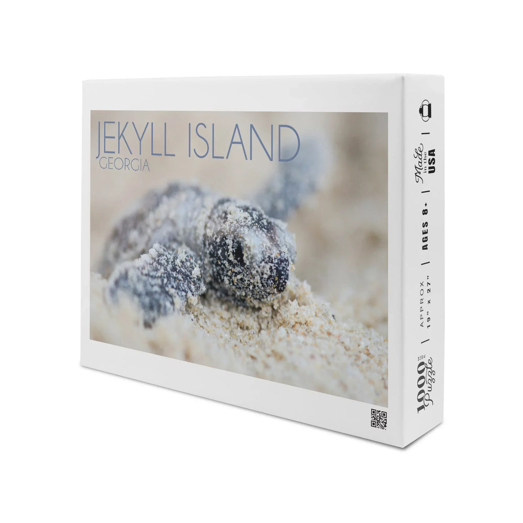Jekyll Island, Georgia, Hawksbill Turtle Hatching (1000 Piece Puzzle, Size 19x27, Challenging Jigsaw Puzzle for Adults and Family, Made in USA)