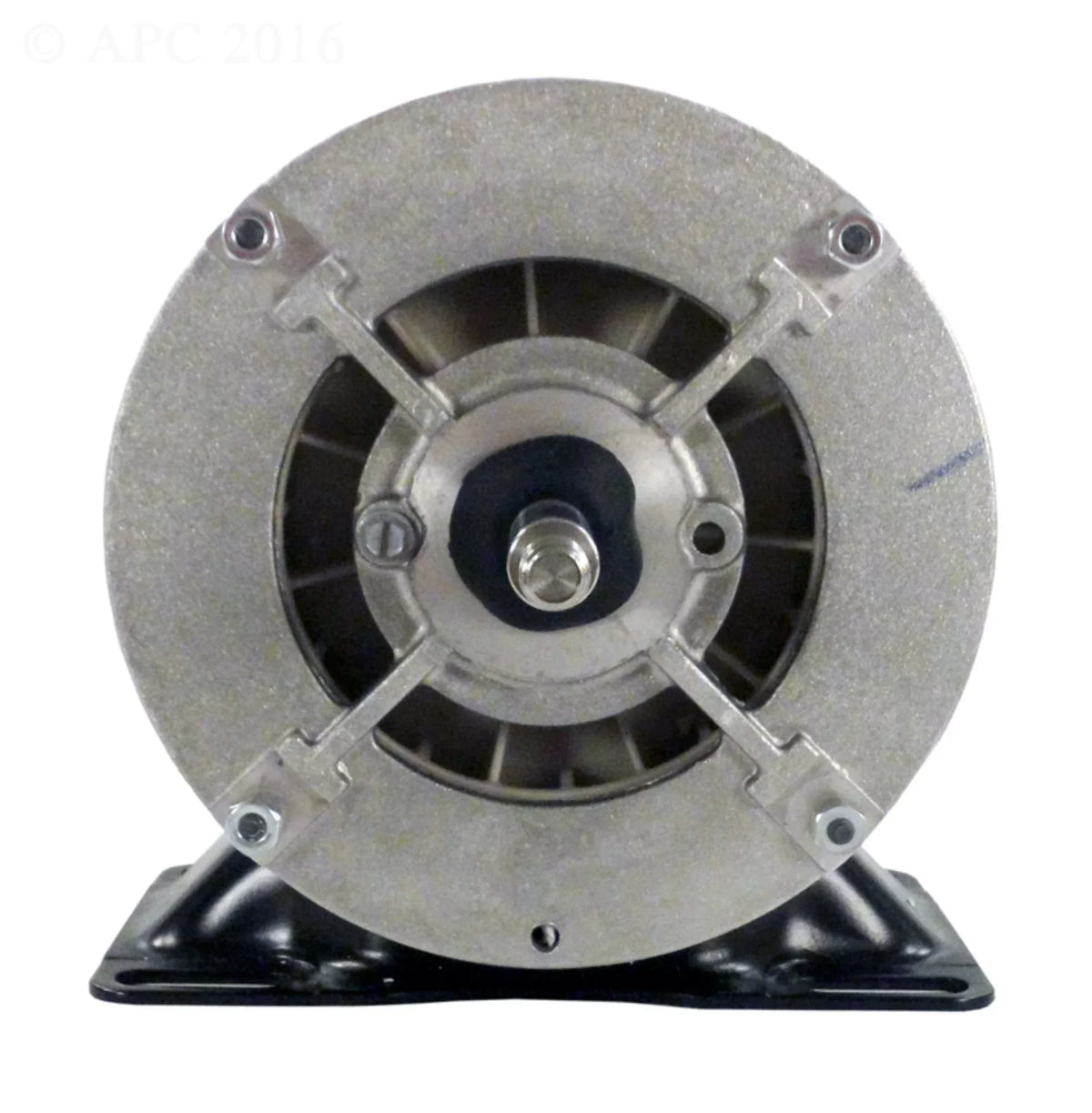 The Pool Supply Shop 0.5 HP Black and Silver Single Speed Round Flange Pool Motor