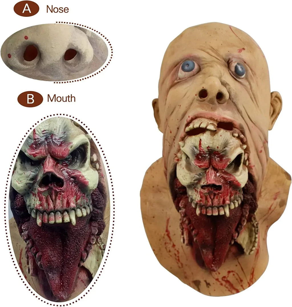 Skull Destroyer Latex Mask